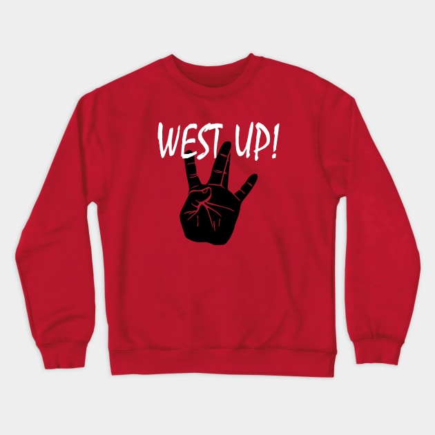 WS UP! 5 Crewneck Sweatshirt by undergroundART